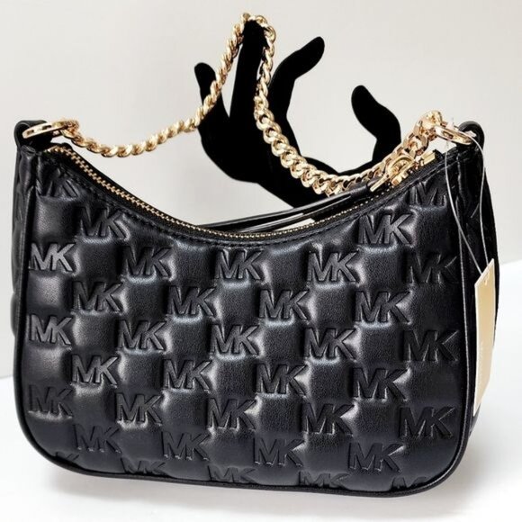 MICHAEL KORS Jet Set Charm Small Chain Quilted Puffer Pouchette Shoulder… - Picture 2 of 11